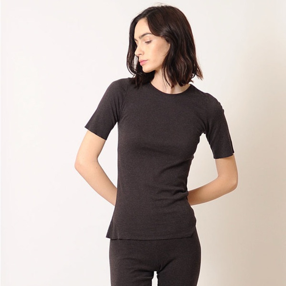 Lauren Manoogian Cashmere Rib Tee - M